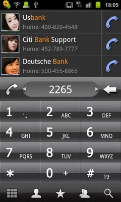 RocketDial UKR Black Theme android App screenshot 1